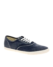 ASOS Washed Oxford Plimsolls - 2