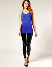 ASOS Wet Look Panel Legging