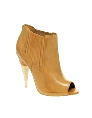 ASOS WHITE WATCH Soft Leather Ankle Boots