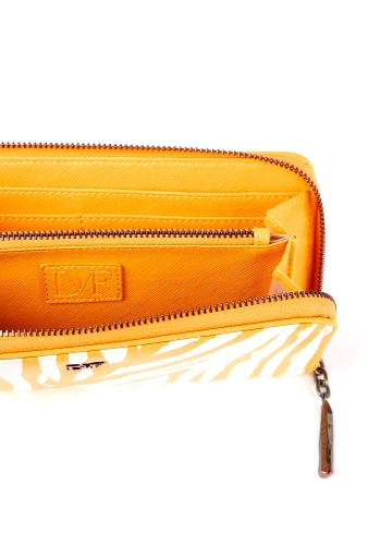 Autumn Leaves Orange Anna Wallet by DVF
