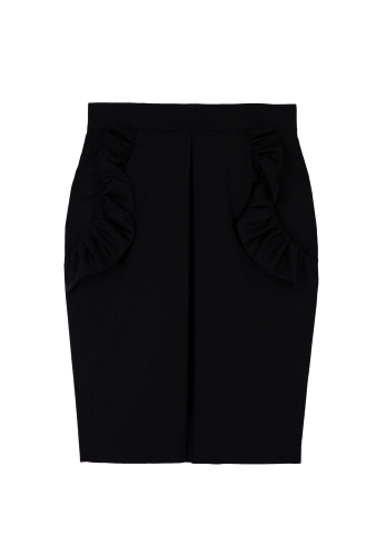 Avroult Ruffle Pocket Pencil Skirt by Paul & Joe