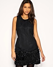 A|Wear Multi Ruffle Hem Dress