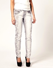 Baby Phat Lace Print Skinny Jeans