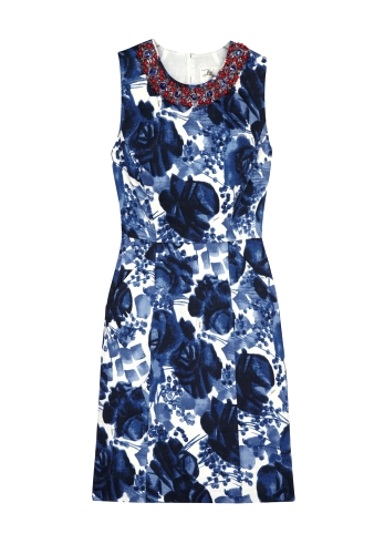 Bagatelle Beaded Sheath Dress by Milly