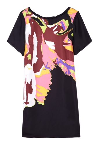 Bahati Silk Sheath Dress by Tibi