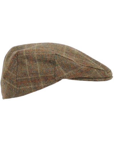 Barbour Creiff Cap Olive Mixed Heringbone