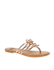 BC Hope Chest Three Bow Flat Sandals