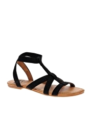 BC Iced Tea glitter flat sandal
