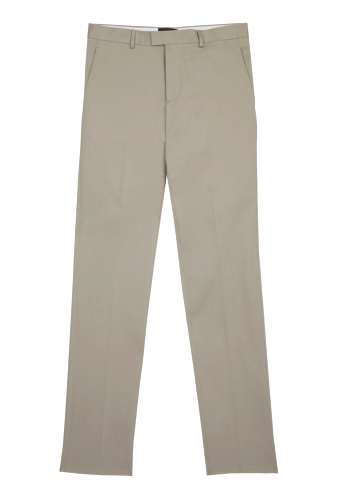 Beige Cotton Twill Kevin Straight Trousers by Joseph