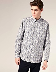 Ben Sherman Small Cutaway Collar Single Cuff Shirt