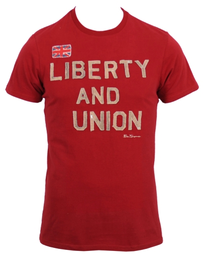 Ben Sherman SS Crew Neck Tee Fire Red