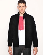 Ben Sherman Waffle Zip Through Jumper
