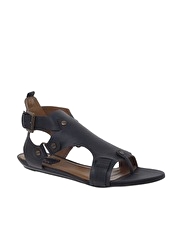Bertie Staten Island Stud Wedge Sandals