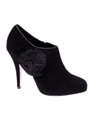 Betsey Johnson Corsage Suede Shoe Boot