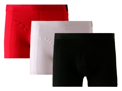 Björn Borg - 3-pack 3 To Go Re/Wh/Bl Short Shorts