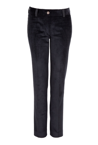 Black Ankle Length Trousers by Mulberry