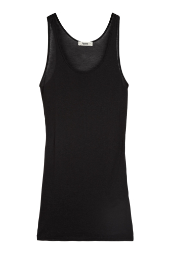 Black Beadu Tank by Acne