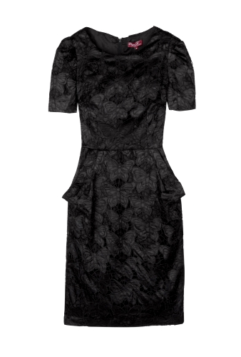 Black Butterfly Lace Dress by Project D
