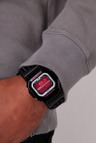 Black Fabric Pink Dial G-Lide 5600V G-Shock by Casio