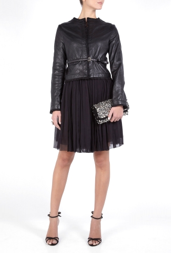 Black Gold Buckle Waisted Skinny Belt by D&G Dolce & Gabbana