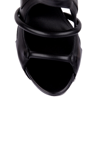 Black Hammer Studded Sandals by Camilla Skovgaard