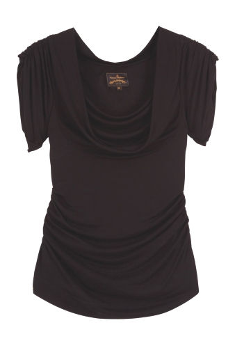 Black Hybrid Top by Vivienne Westwood Anglomania