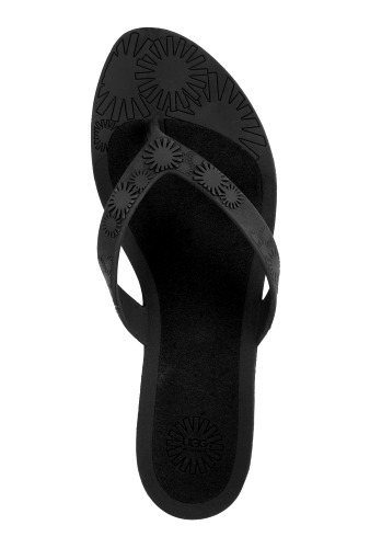 Black Kailani Mini Wedge Flip Flop by UGG Australia