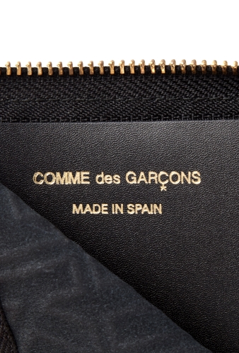 Black Letters Small Coin Cash Wallet by Comme des Garcons Ac