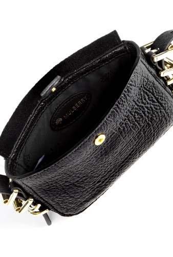 Black Mila Mini Bag by Mulberry