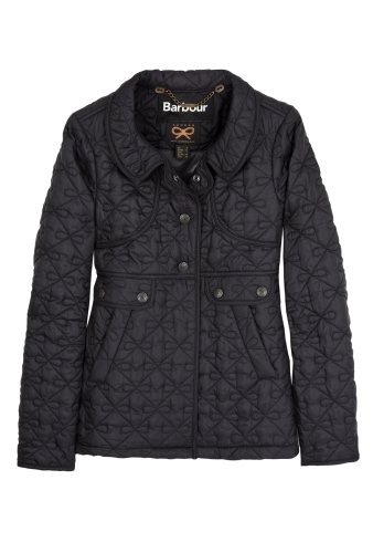 Black Minx Quilted Short Jacket by Barbour