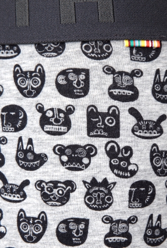 Black Monster Print Trunks by Paul Smith Accessories