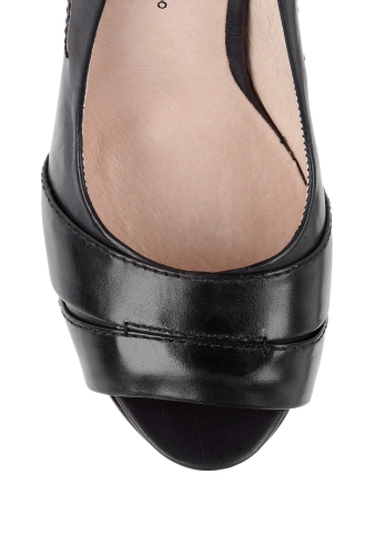 Black Nell Peeptoe Platform Shoe by House of Harlow