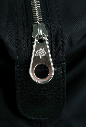 Black Nylon Wash Bag by Mulberry