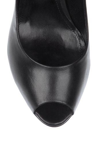 Black Peeptoe Platform by Katia Lombardo