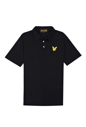 Black Pique Archive Polo by Lyle and Scott Archive