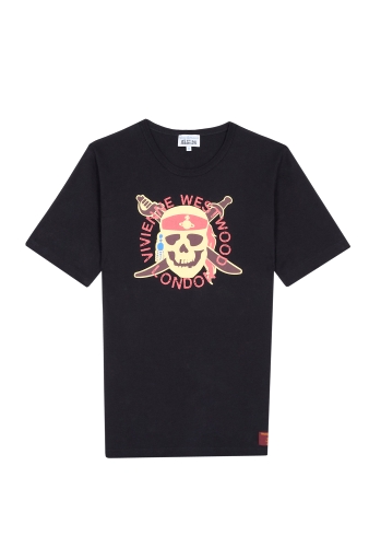 Black Pirate Print Tee by Vivienne Westwood
