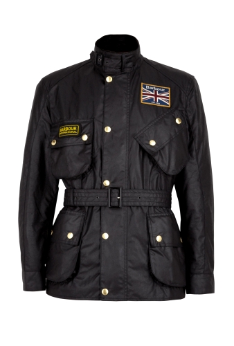 Black Union Jack International Jacket by Barbour