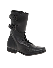 Blink Lace Up Buckle Boot
