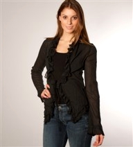 Blouse Lace Ruffles