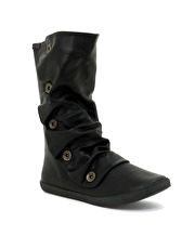 Blowfish Hamish Button Side Flat Mid Boot