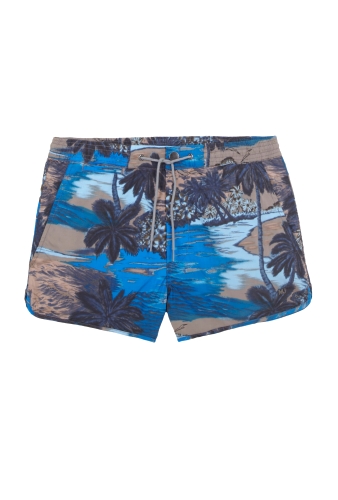 Blue California Print Swim Shorts by Marc by Marc Jacobs
