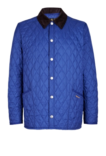 Blue Lightweight Quilted Liddesdale Jacket by Barbour