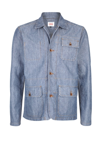 Blue Marvel Denim Chore Jacket by Edwin
