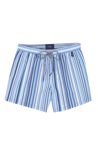 Blue Multi Stripe Classic Swimshorts by Paul Smith Accessori