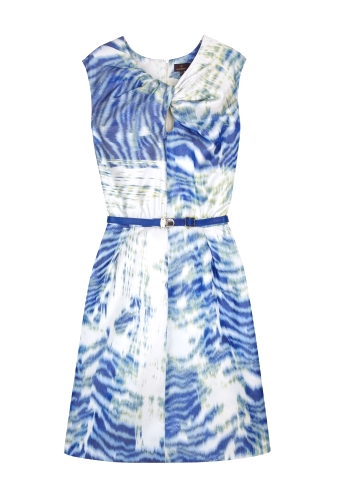 Blue Twist Dress by Mulberry