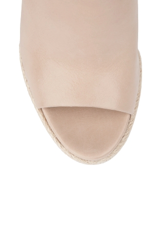 Blush Pink Slingback Wedge by Camilla Skovgaard