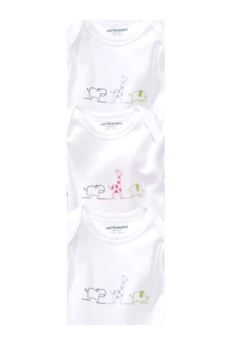 Body i ekologisk bomull, 3-pack - 2