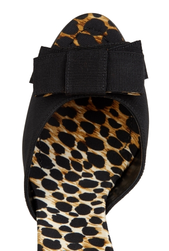 Bow Peeptoe Shoe by D&G Dolce & Gabbana