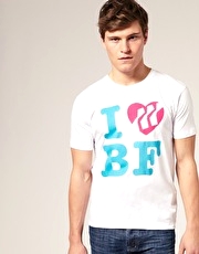 Boxfresh Heart Print T-Shirt