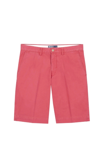 Brick Red Logo Chino Shorts by Polo Ralph Lauren